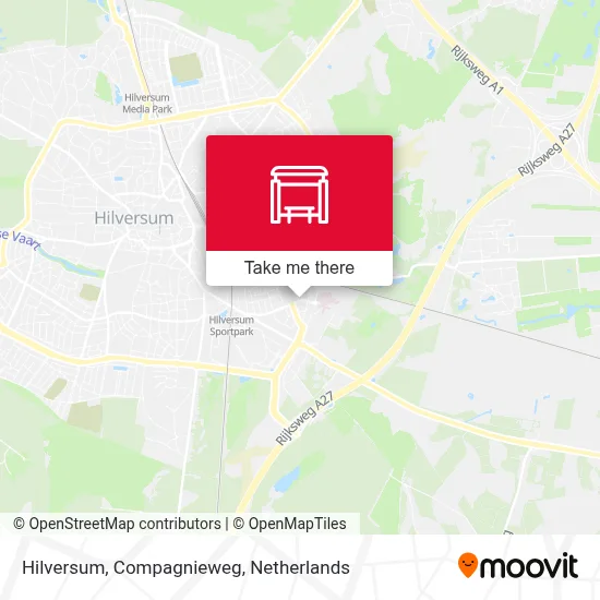 Hilversum, Compagnieweg Karte