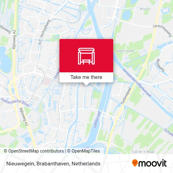 Nieuwegein, Brabanthaven map