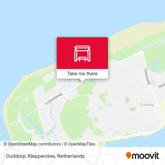 Ouddorp, Klepperstee Karte