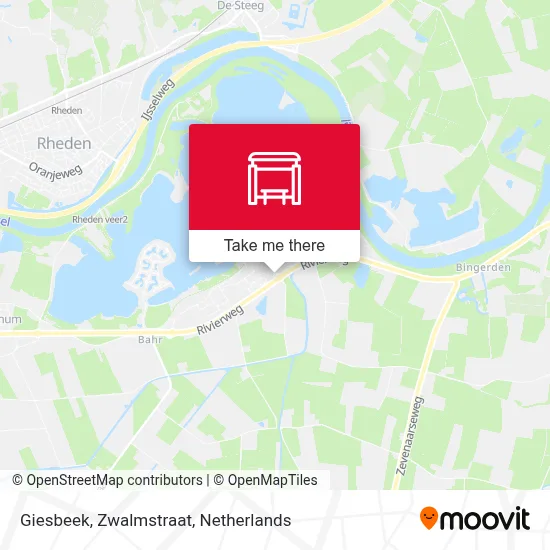 Giesbeek, Zwalmstraat Karte