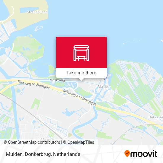 Muiden, Donkerbrug Karte