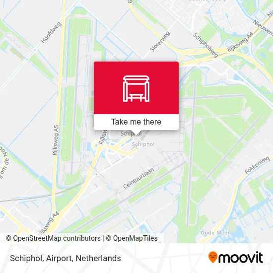 Schiphol, Airport map
