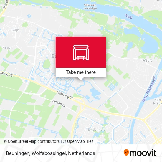 Beuningen, Wolfsbossingel map