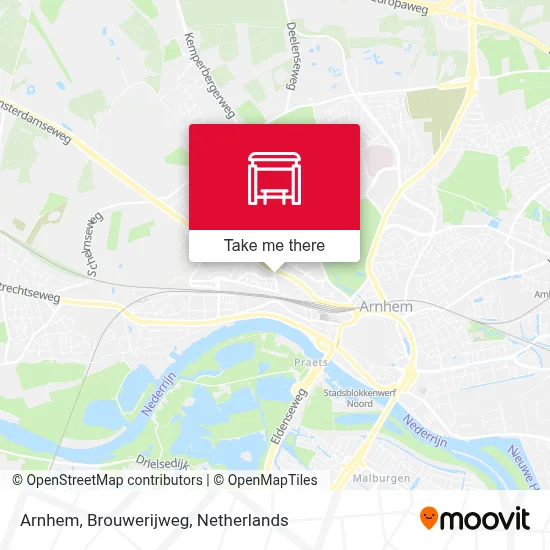 Arnhem, Brouwerijweg map