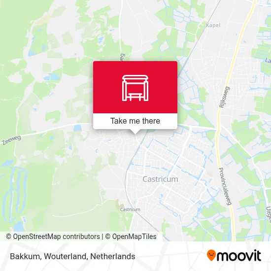 Bakkum, Wouterland map