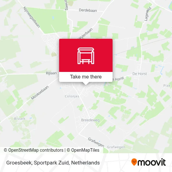 Groesbeek, Sportpark Zuid map