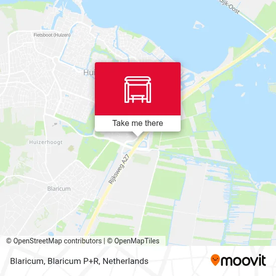 Blaricum, Blaricum P+R Karte