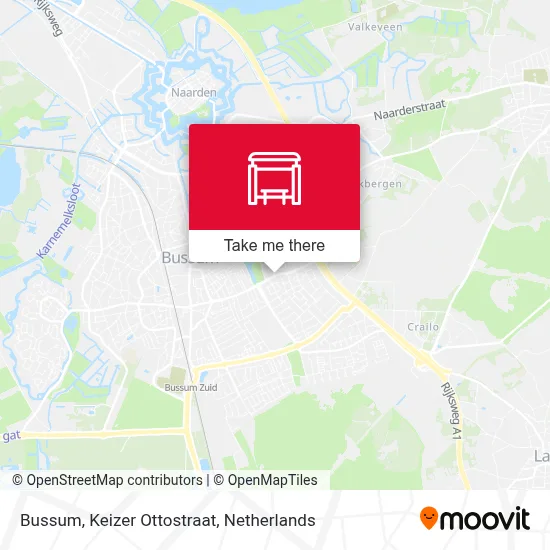 Bussum, Keizer Ottostraat map