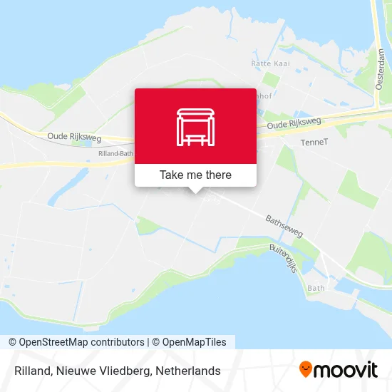 Rilland, Nieuwe Vliedberg Karte