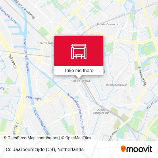 Cs Jaarbeurszijde (C4) Karte
