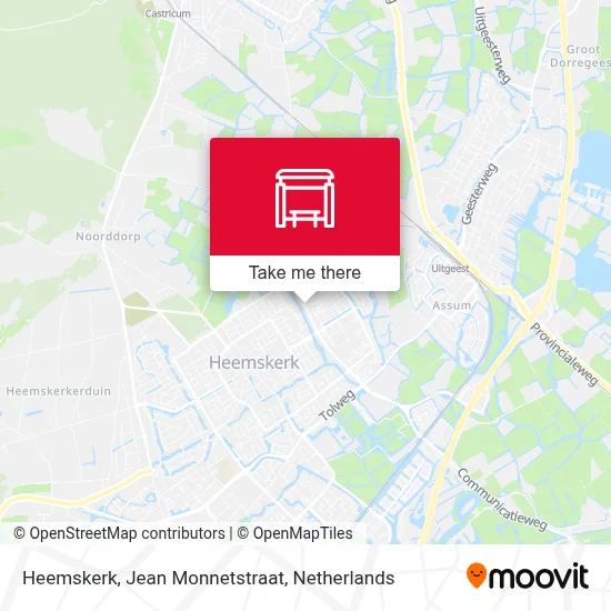 Heemskerk, Jean Monnetstraat map