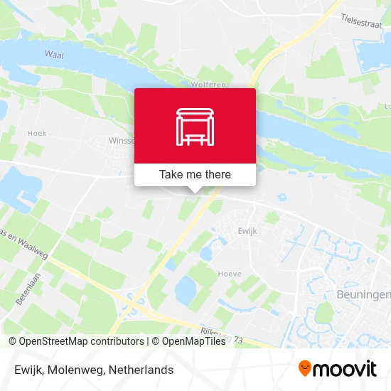 Ewijk, Molenweg map
