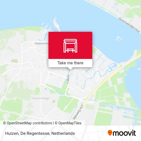 Huizen, De Regentesse map
