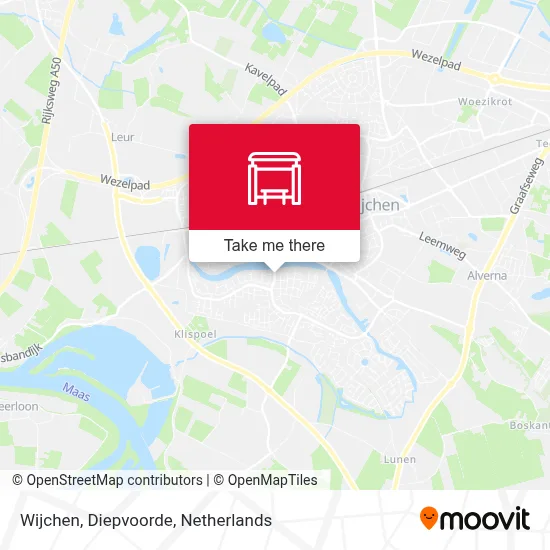 Wijchen, Diepvoorde Karte