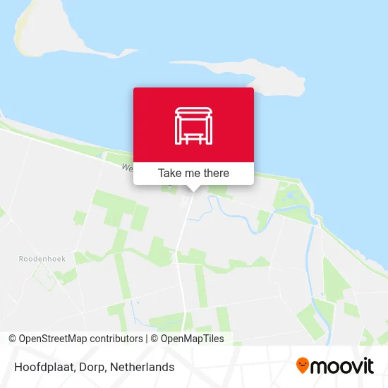 Hoofdplaat, Dorp Karte