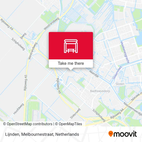 Lijnden, Melbournestraat map