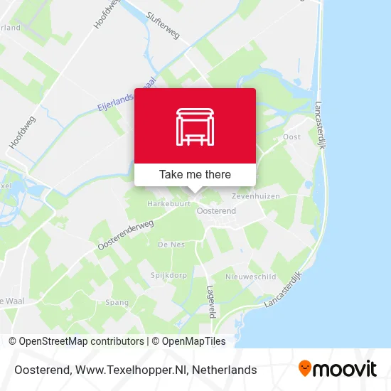 Oosterend, Www.Texelhopper.Nl map