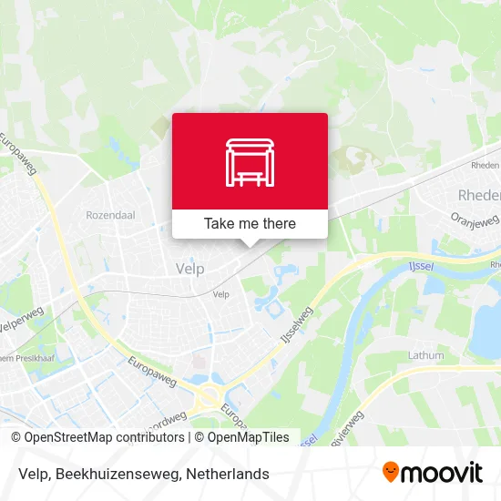 Velp, Beekhuizenseweg map