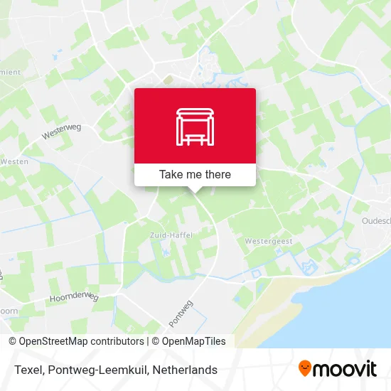 Texel, Pontweg-Leemkuil map