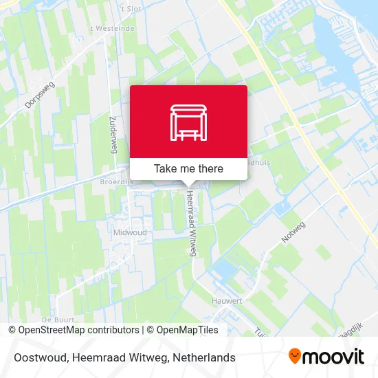 Oostwoud, Heemraad Witweg Karte