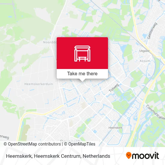 Heemskerk, Heemskerk Centrum Karte