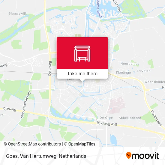 Goes, Van Hertumweg map