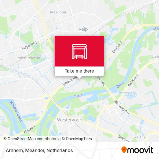 Arnhem, Meander map