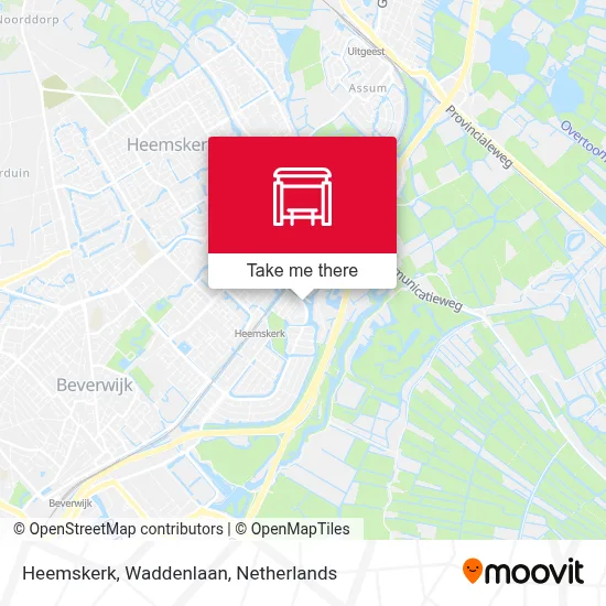 Heemskerk, Waddenlaan Karte