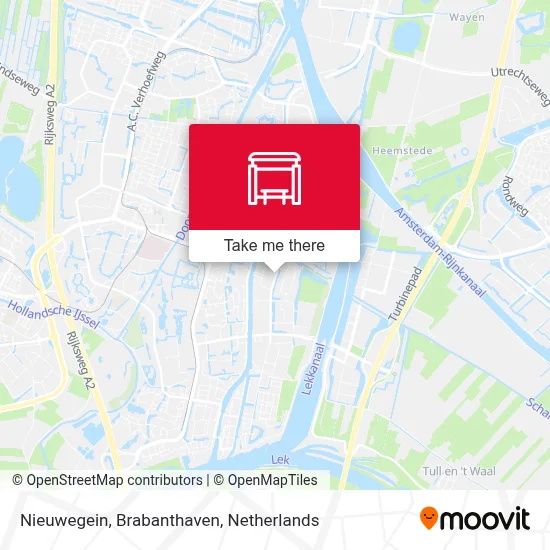 Nieuwegein, Brabanthaven map