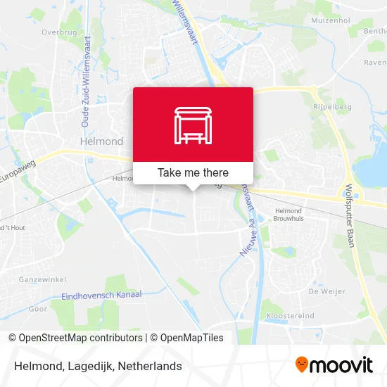 Helmond, Lagedijk Karte