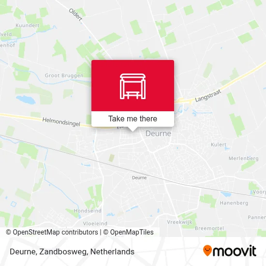 Deurne, Zandbosweg map