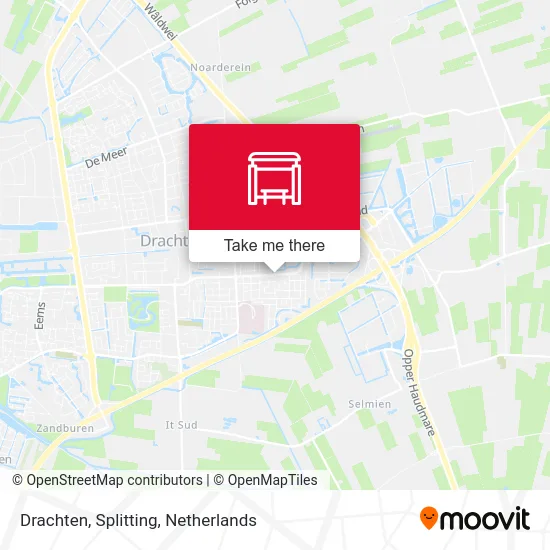 Drachten, Splitting map