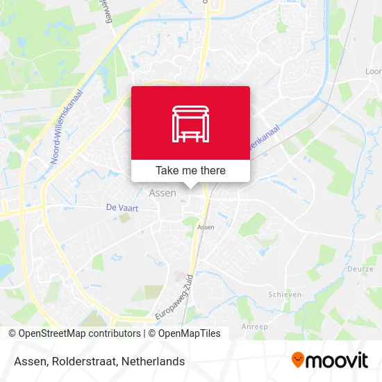 Assen, Rolderstraat map