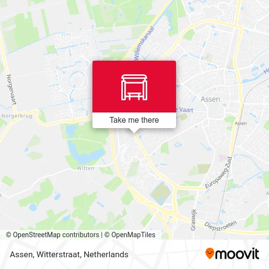 Assen, Witterstraat map