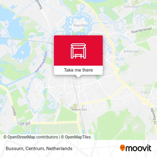Bussum, Centrum map