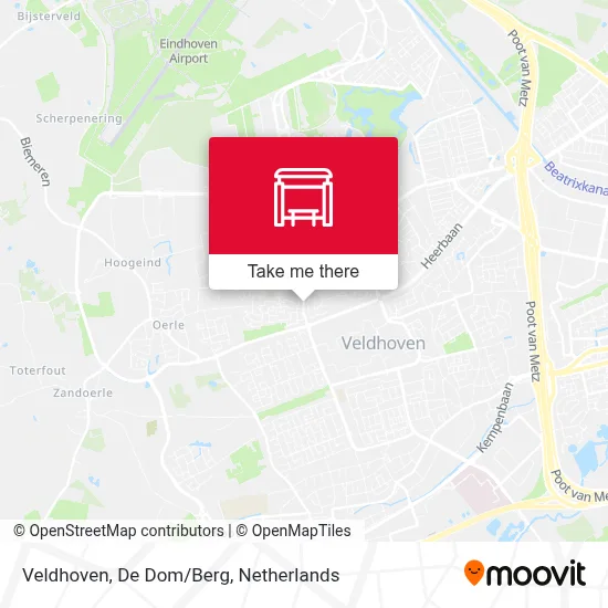 Veldhoven, De Dom/Berg Karte