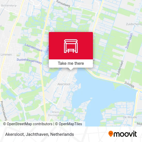 Akersloot, Jachthaven map