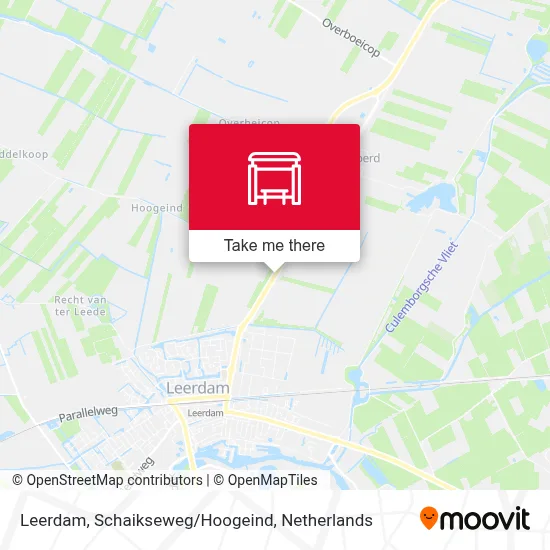 Leerdam, Schaikseweg/Hoogeind map