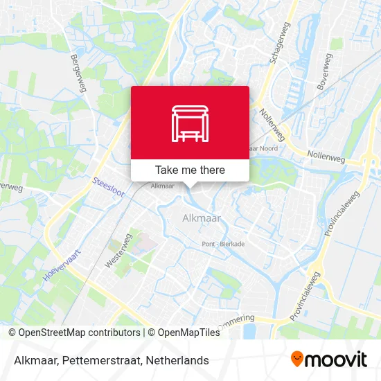 Alkmaar, Pettemerstraat map