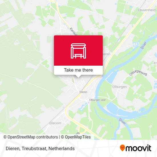 Dieren, Treubstraat map