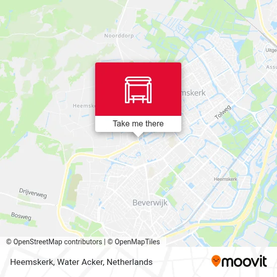 Heemskerk, Water Acker Karte