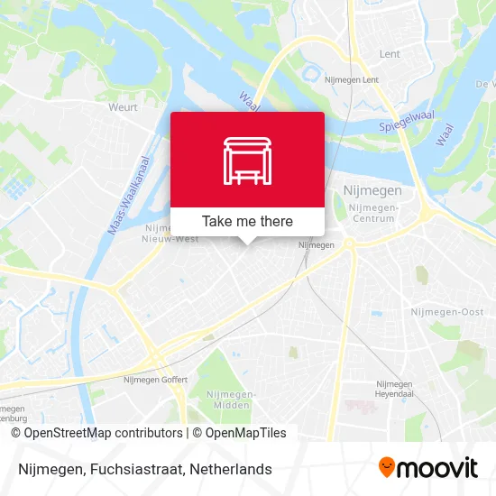 Nijmegen, Fuchsiastraat map