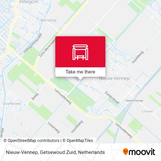 Nieuw-Vennep, Getsewoud Zuid map