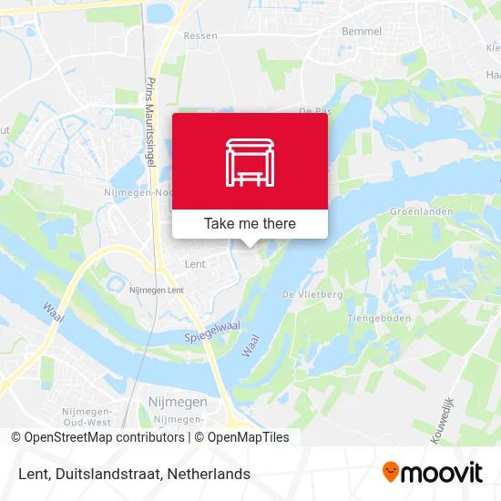 Lent, Duitslandstraat Karte