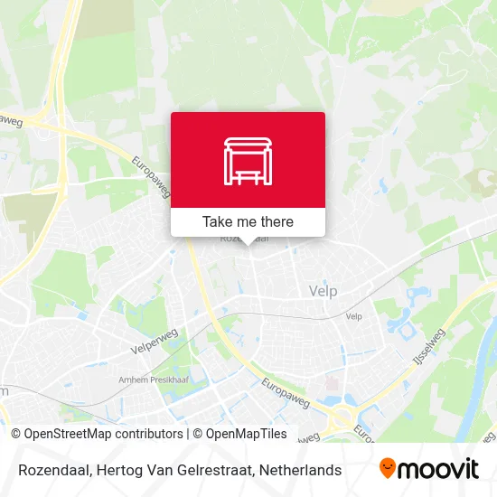 Rozendaal, Hertog Van Gelrestraat Karte