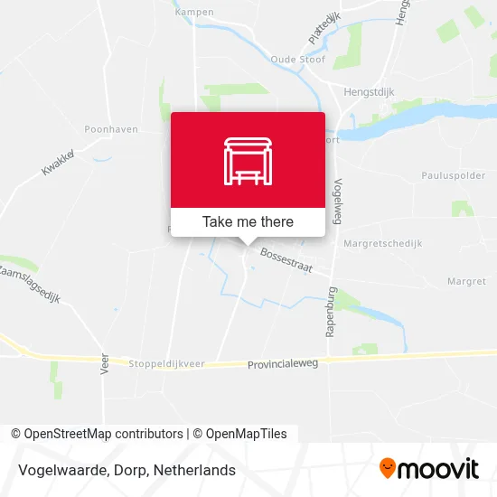 Vogelwaarde, Dorp map
