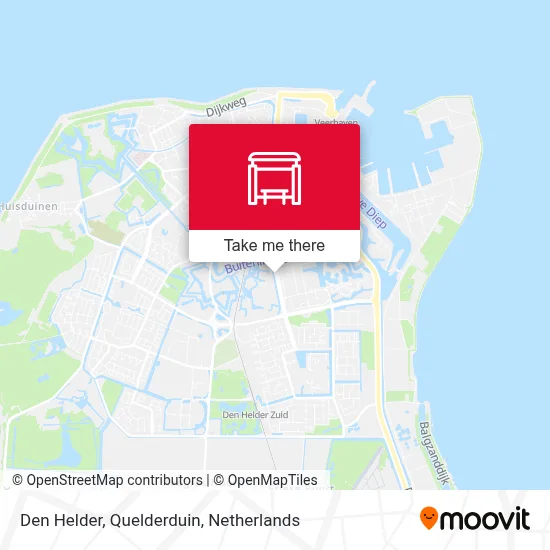 Den Helder, Quelderduin Karte