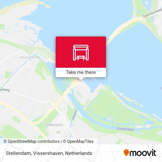 Stellendam, Vissershaven Karte