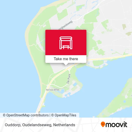 Ouddorp, Oudelandseweg map