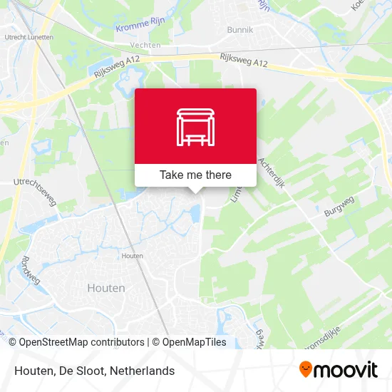 Houten, De Sloot Karte